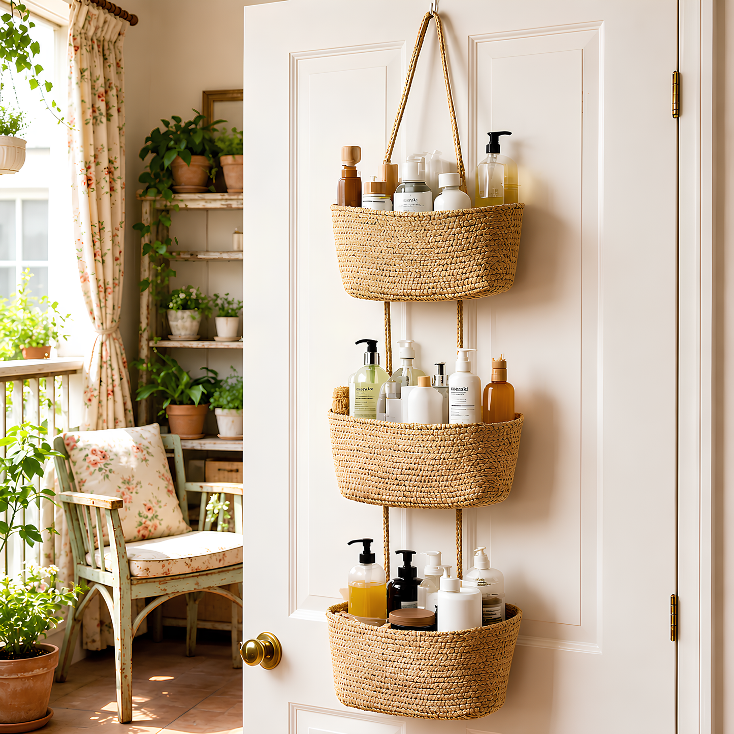 TierNest — Over-the-Door Hanging Basket