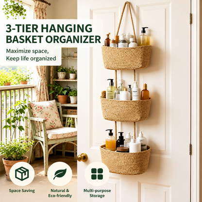 TierNest — Over-the-Door Hanging Basket