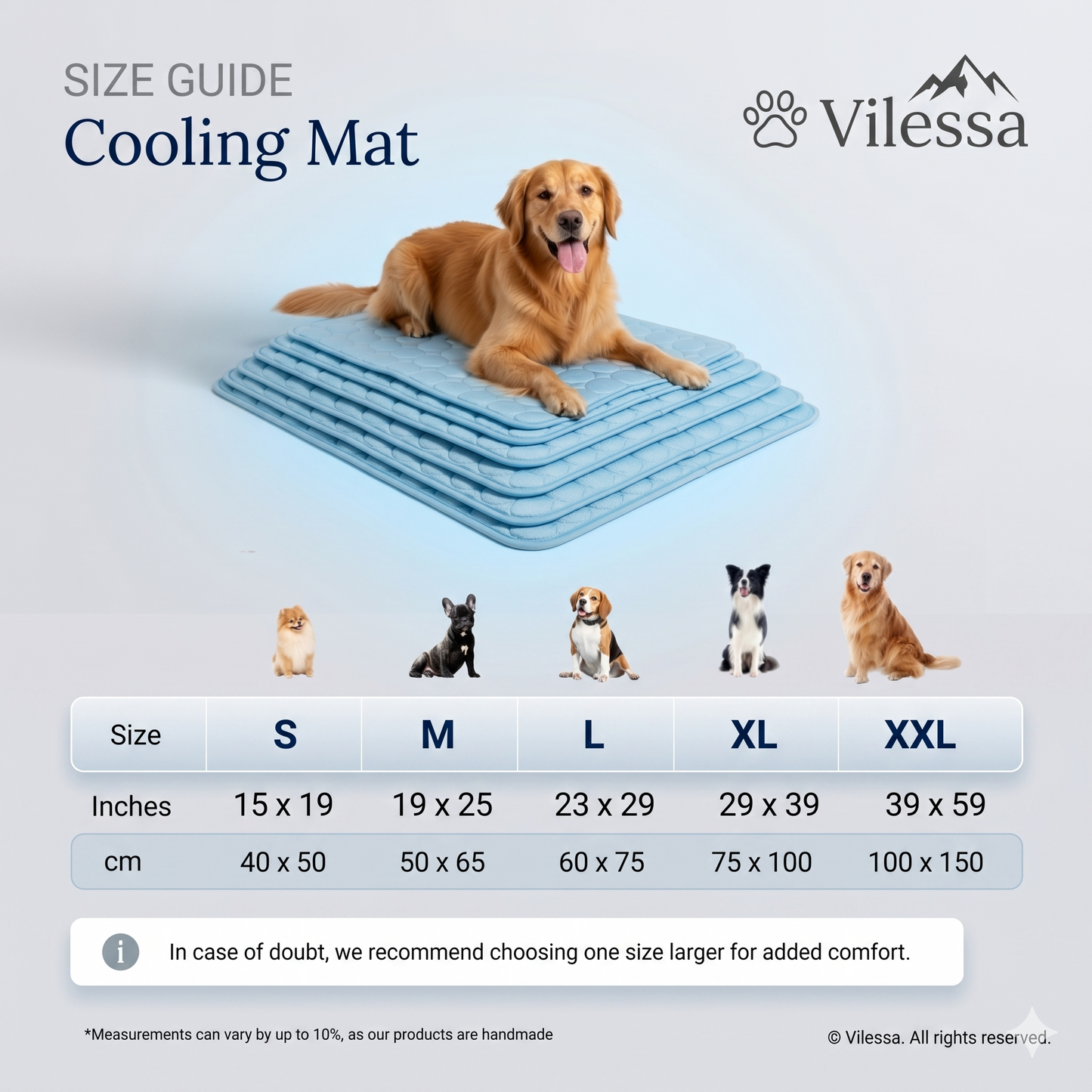 Vilessa: Cooling Dog Mat