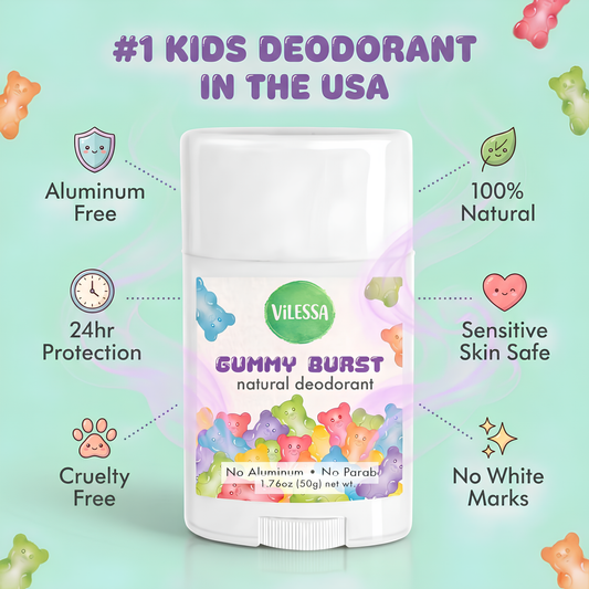 Natural Deodorant for Kids & Teens