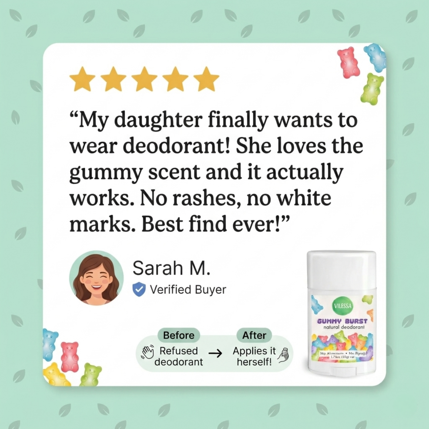 Natural Deodorant for Kids & Teens