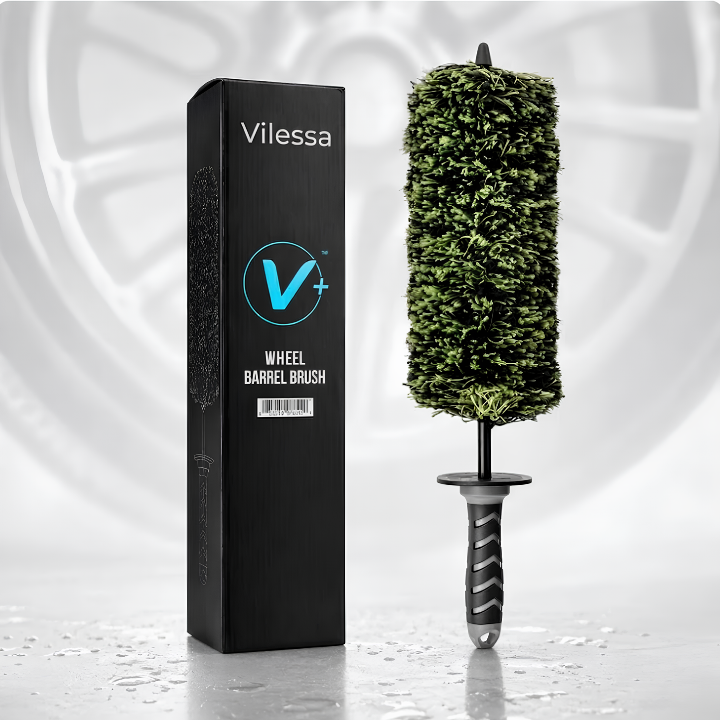 Viking Wheel Barrel Brush