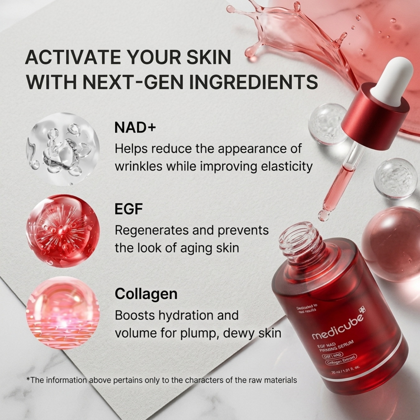 Medicube: EGF NAD+ Peptide Firming Serum
