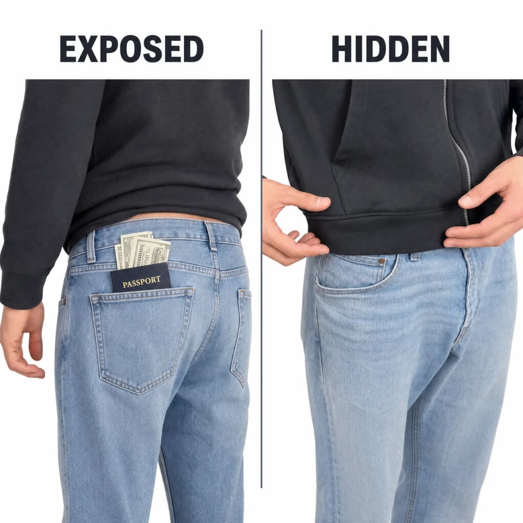 3-in-1 Hidden Pocket