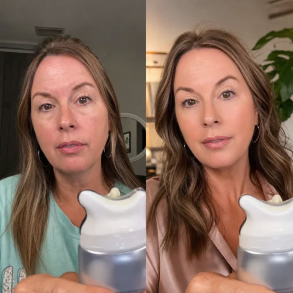 Korean 2-in-1 Collagen Retinol GuaSha Sculpting Cream